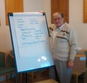 Irving Pearce - 81 year old student on recent SafetyNow NEBOSH health and safety course
